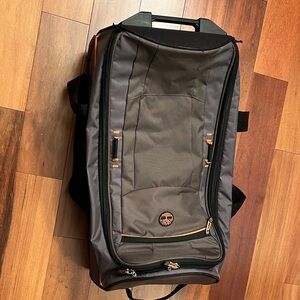 Timberland Charcoal and Black Duffel Bag